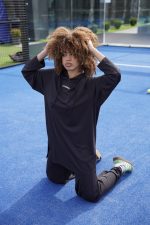 Oversized Top - Mushroom - Black