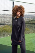 Oversized Top - Mushroom - Black
