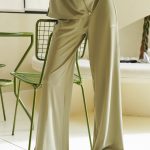 Wide-Leg Pants - Matcha