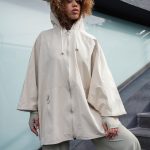 All Weather Zip-Up Bat Jacket - Beige