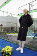 All Weather Long Line Zip-Up Jacket - Black